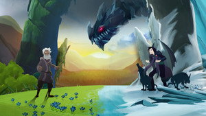 Ледяной дракон, или Легенда о синих цветах (мультфильм, 2018)